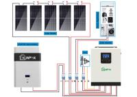 Système solaire hybride complet Kit Home Solar Energy Systems de TUV MPPT