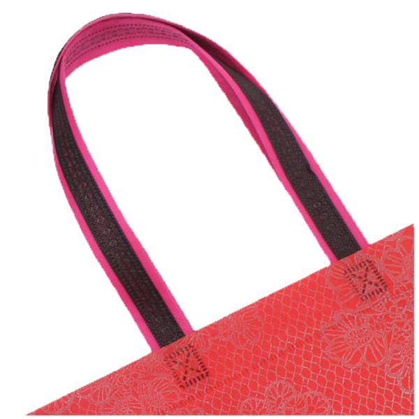 La impresión del logotipo que dobla la tela no tejida de los Pp empaqueta tamaño modificado para requisitos particulares las compras reutilizables