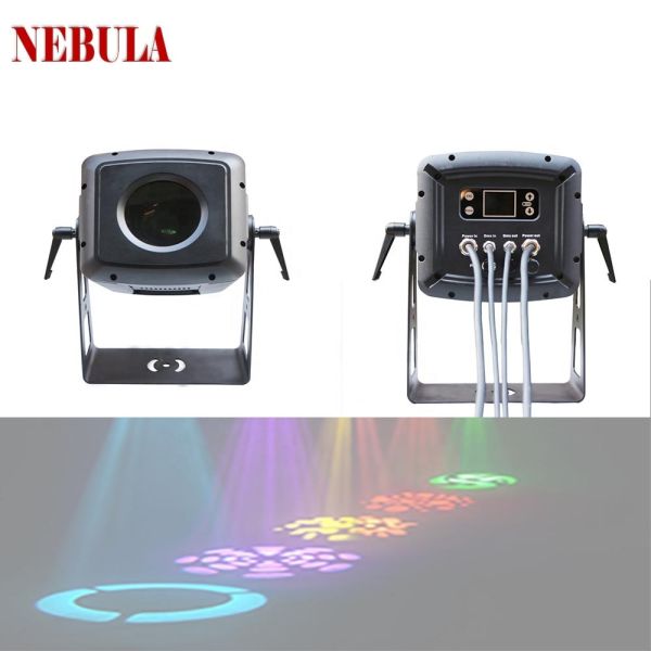 100W 200w Outdoor Advertising Lights Custom Logo Projector DMX LED Gobo Advertising Projector