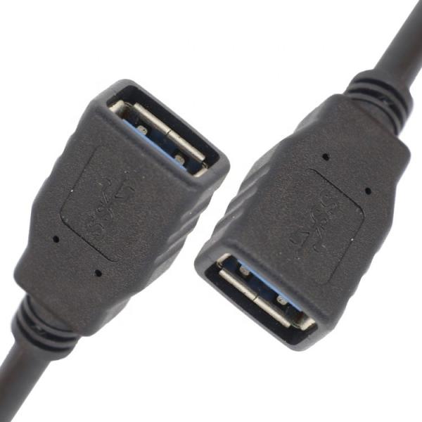 カスタム スーパースピード 低プロファイル USB 3.0 A 女性からUSB 3.0 A 女性 OTG拡張データ充電ケーブル