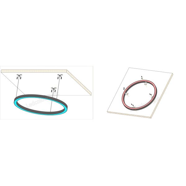 Stage Lighting 700mm Artnet DMX RGB RGBW LED Video Programmable Pixel Ring Light