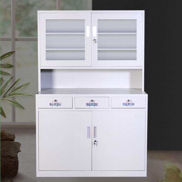 Stainless Steel Medicine Display Cabinet 0.5mm Thickness With Swing Door