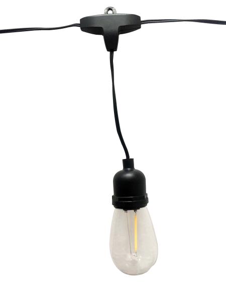 Os bulbos solares de Edidon das luzes da corda do pátio exterior de IP55 1W aquecem branco