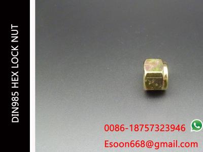 M48-3.0/M48-5.0 DIN 985 Class 8 Zinc Finish Steel Nylon Insert Lock Nut