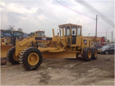 123KW Old Road Grader , CAT 140G Motor Grader With Good Working Condition