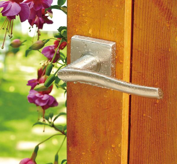Modern exterior door handle sets for commercial front doors custom finishes