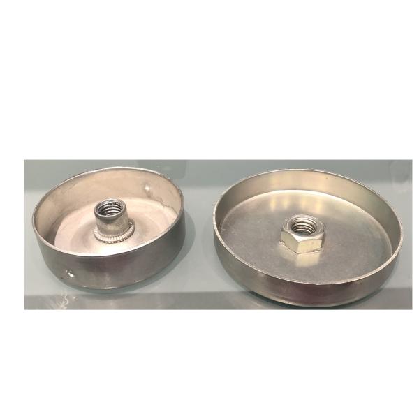 Roundness Industrial Spare Parts , Bending Parts Zinc Plating Surface