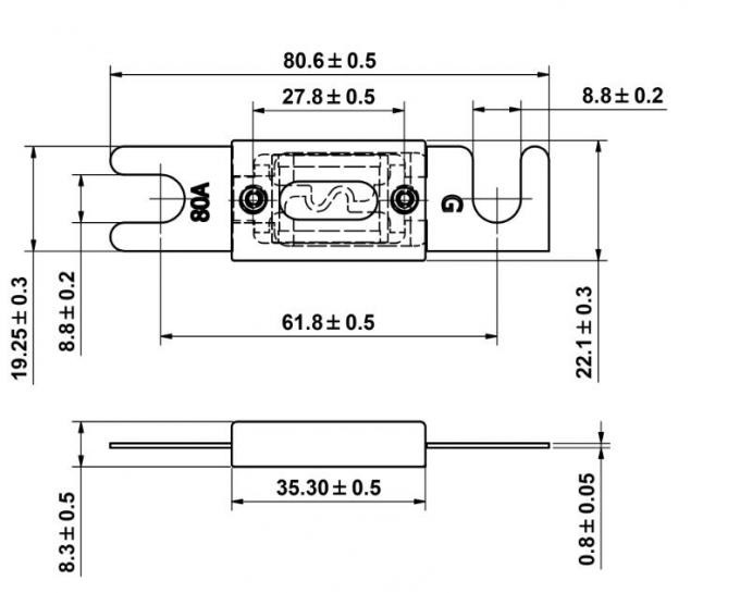 Автомобильные микроблокировщики ADL ANL Stud 32V 48V 80V 125V