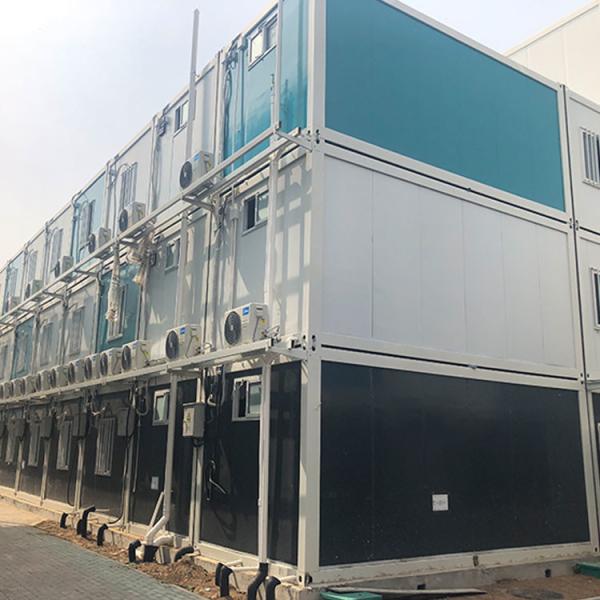Double Storey Container House For Outdoor Office Hotel Hospital Zontop light Steel Prefabricated Building Container Hous