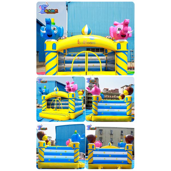 Cartoon Animals Inflatable Bouncy Castle Party Jumping Inflatable Castle