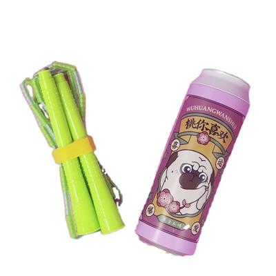 Portable Skipping Adjustable Jump Rope Eco Friendly PVC DTY