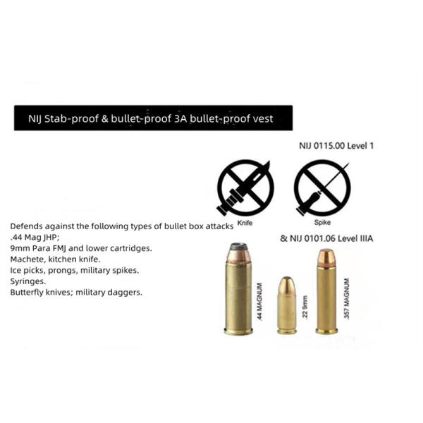 3A Stab Proof Level 1 Bulletproof Military Ballistic Armor Double Proof