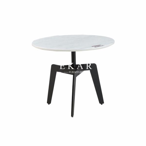 Living Room Round Coffee End Marble Side Table ZZ-ZC1720B
