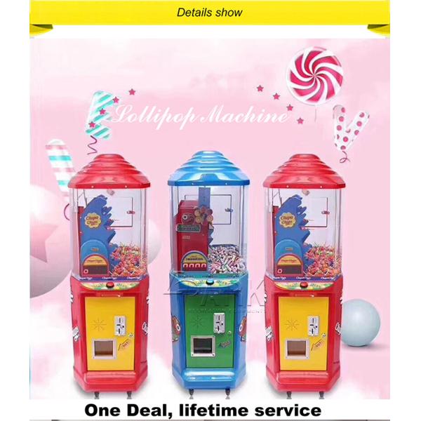 Out Chupa Chup Vending Game Machine Coin Operated 510*410*1460 MM