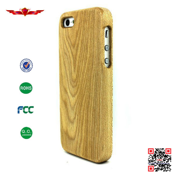 100% Authentic Import Natural Wood Cover Case For Iphone 5 5S High Quality With Gift Box