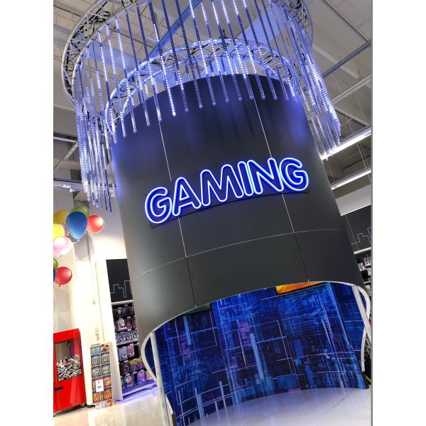 1000mm LED Meteor Lights RGB Full Color Milky White Tube for Outdoor Decorative Application