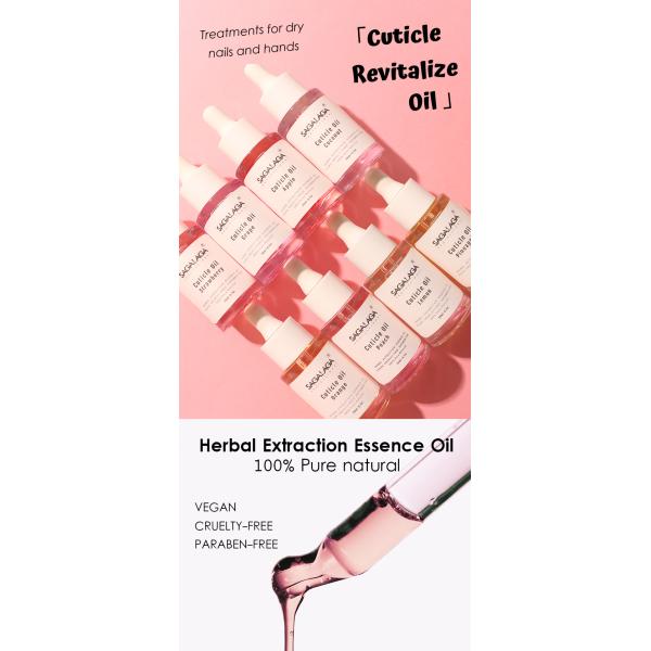 Aceite Fortalecedor SAGALAGA para el Cuidado de las Uñas con Fórmula Saludable, Nutre e Hidrata las Cutículas, para Uñas Hidratadas, Logotipo Personalizado