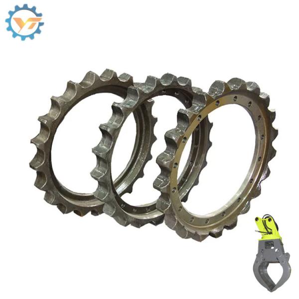 Fermeture de roue à engrenages personnalisés Fermeture de roue à engrenages pour excavatrice avec support technique vidéo