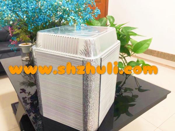 Aluminium Foil Container Making Machine Servo Motor ZL-T80 For Food Package
