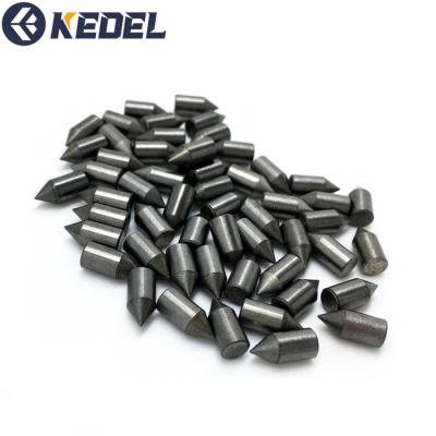 Extração de carvão do carboneto de tungstênio WC+Co do botão do bocado de broca do eixo helicoidal de terra do carboneto
