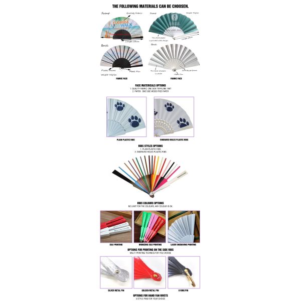 Personalized Folding Hand Fan Classic Paintings Plastic Hand Fan Custom