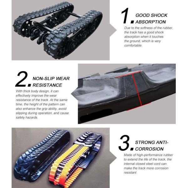 030.3/Kx030.3/Kx91.3 Rubber Track 300X53kx80