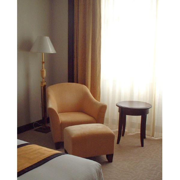 Economic Oak Finished Hotel Bedroom Furniture Sets King-Size / Double Size Bed