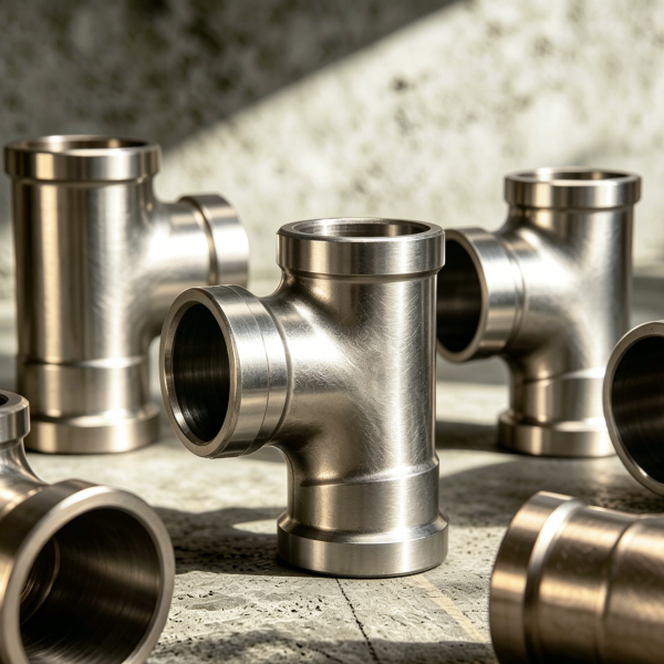 Factory Direct CuNi 70/30 Equal Tee Butt Weld Fitting NACE MR0175 Desalination