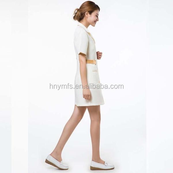 Women'S Multi Pockets Nurse Medical Scrub Suit 65% Cotton Material