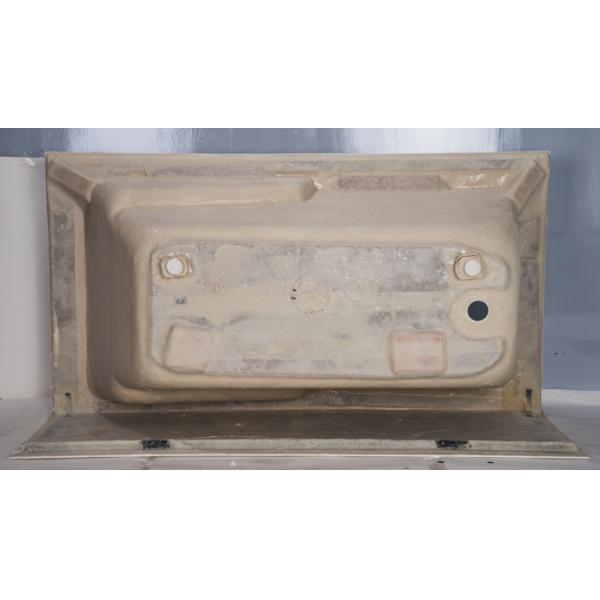 cUPC skirted acrylic cheap bathtub 3 sides tile flange 4mm pure acrylic sheet