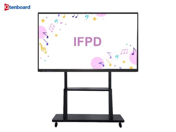 Pantalla de pizarra interactiva inteligente con pantalla táctil de 55 pulgadas y 50 puntos
