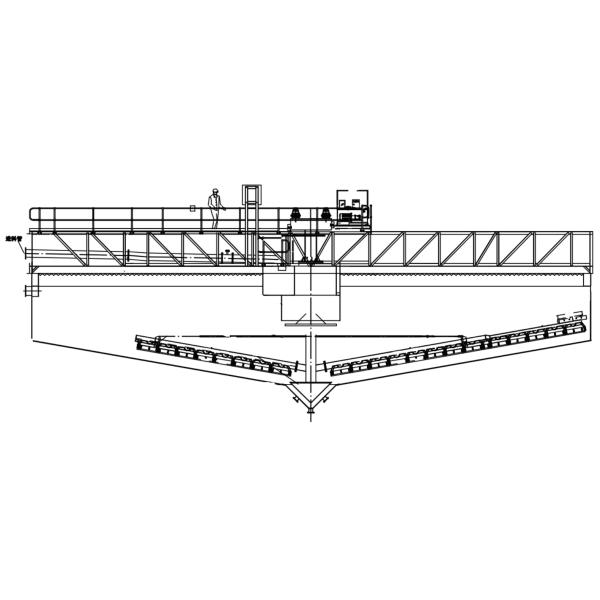Vertical Gravity Sedimentation Mining Thickener Equipment 3m-12m Depth