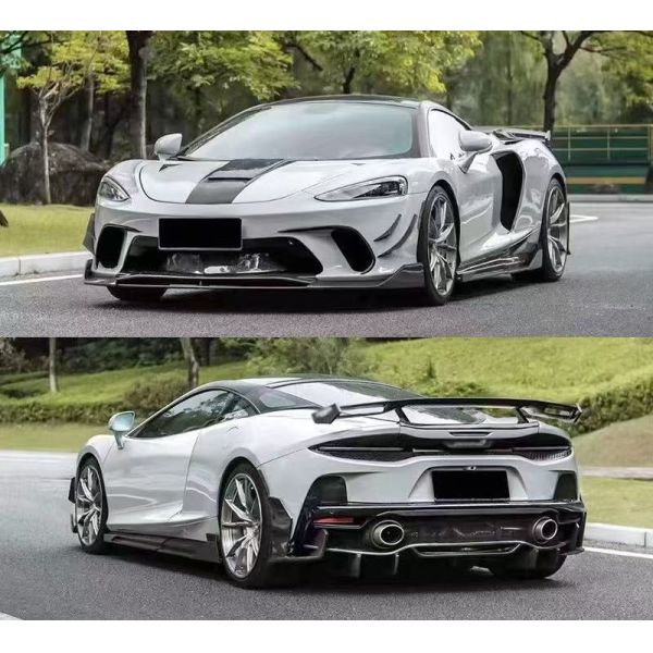 PRO Dry Carbon McLaren GT Body Kit Front Lip Rear Spoiler Hood Side Skirt
