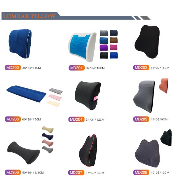 Flexible Travel Neck Roll Pillow with Memory Foam Filling and Customized Color Option