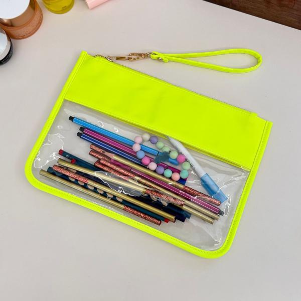 Customized Color Clear Makeup Pouch for Organizing Cosmetic and Personal Items in Bulk
