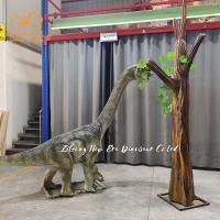 Dino animé, modèle de dinosaure bleu réaliste.