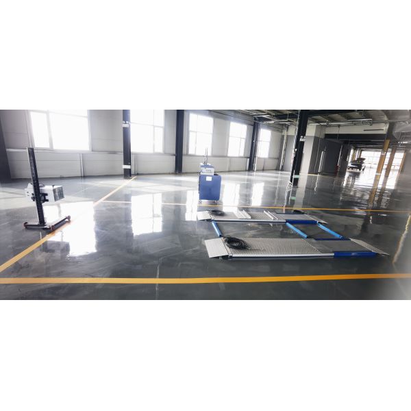 4T Capacity Ultra Flat Plate Brake Tester for Truck with 10000kg Max Axle Weight
