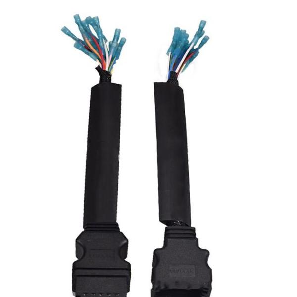 Agora o cabo do chicote de fios do fio da pá personalizou 11PIN de cobre estanhado