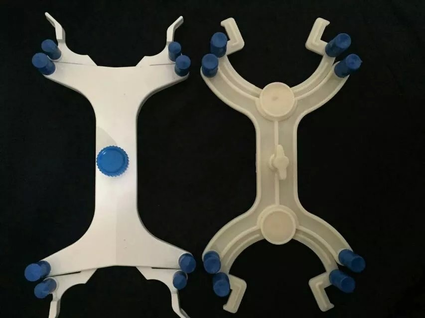 Factory Supply Customizable Acid Alkaline Butterfly Clip Glass Burette Clamp Marble Titration Stand Square Shape for Laboratory