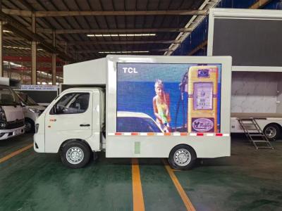 Foton Mini Outdoor LED Advertising Van , Mobile Billboard Advertising Truck