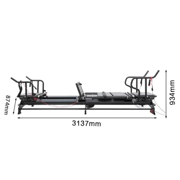 M3K Megaformer Fitness Equipment Bed Adjustable Height Megaformer Fitness Machine for Effective Muscle Conditioning