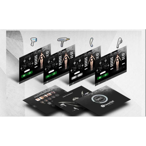 Multi функциональный 4 Odm OEM машины лазера диода Handpieces 808nm