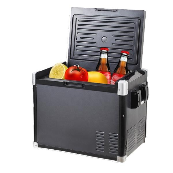 Modo de refrigeração Refrigerador 12V Portátil 50L frigorífico solar para acampamento caminhão RV barco
