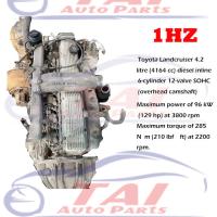 Moteur diesel d'origine 1HZ d'occasion avec boîte de vitesses pour Toyota Land Cruiser et Coster Bus Pour les pièces de moteur de voiture japonaise d'occasion