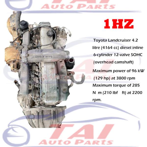 Used Original 1HZ Diesel Engine With Gearbox for Toyota Land Cruiser and Coster Bus For Japanese Used Car Engine Parts