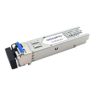 Module recto d'émetteur-récepteur de 1000BASE-BX BiDi SFP TX1310nm/RX1550nm 10km 1.25G LC SMF