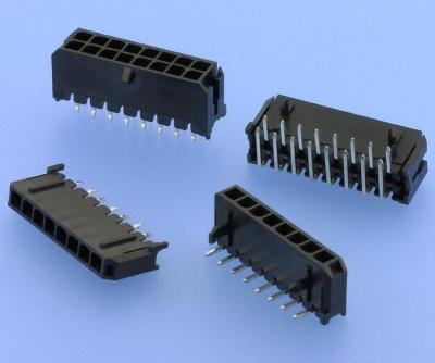 Straight / Right Angle Shrouded Header Connector 2 - 30 Pin Insulation Resistance 100MΩ