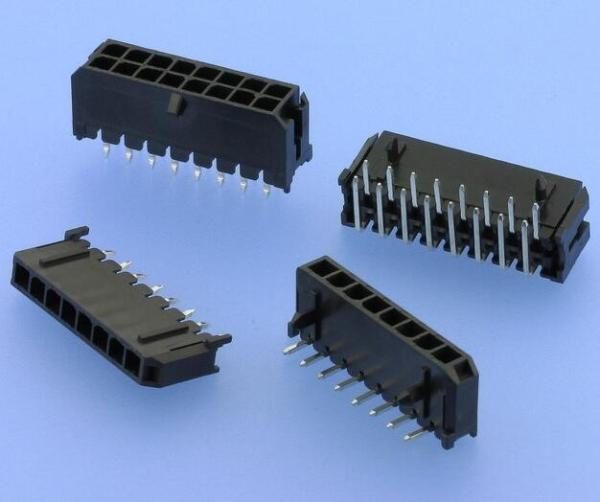 Straight / Right Angle Shrouded Header Connector 2 - 30 Pin Insulation Resistance 100MΩ