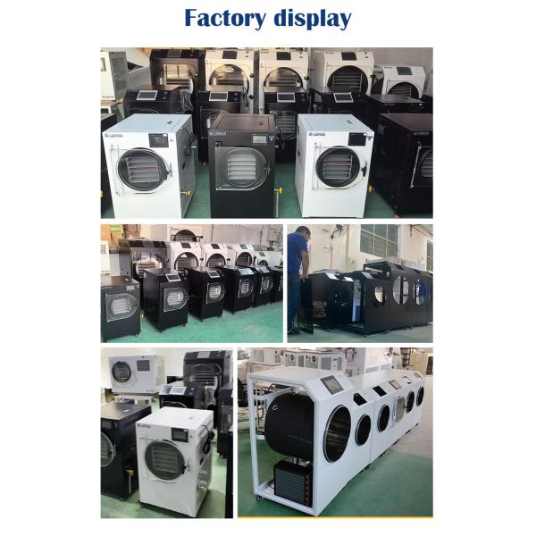 3.5m² Fruit Vegetable Milk Freeze Dryer Double compressor Pet Snack Food Vacuum Freeze Dryer