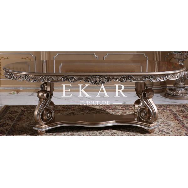 Alibaba wholesale antique french round dining wooden table LS-A302L-1